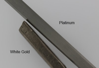 cartier white gold vs platinum