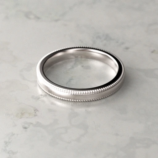 Picture of Milgrain Wedding Ring