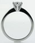 Six Claw Tapered Band Diamond Engagement Ring