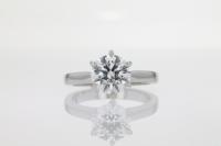 Classic Six Prong Diamond Engagement Ring
