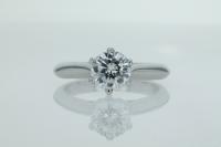 Six Prong Solitaire Diamond Engagement Ring