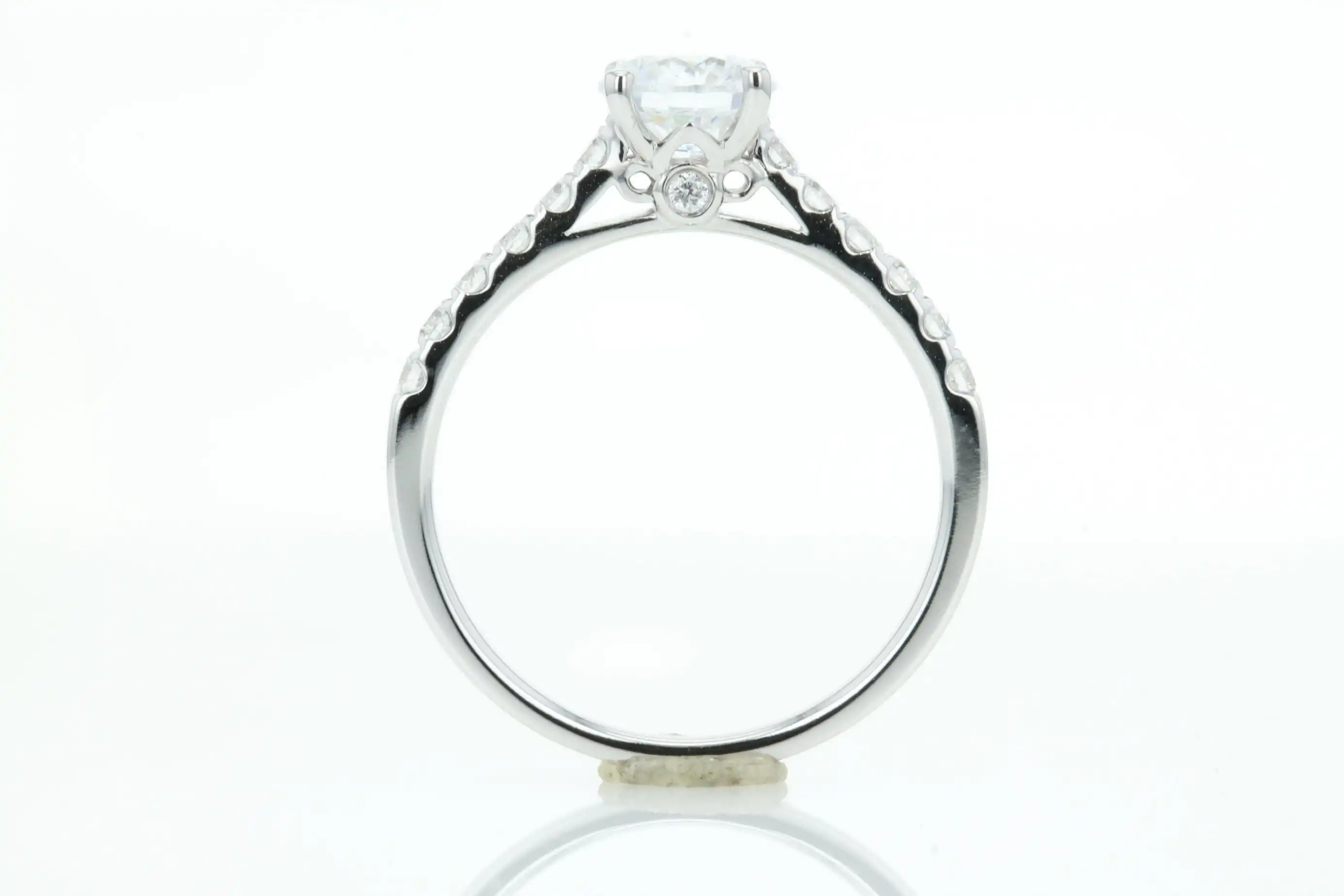 Picture of Classic Four Prong Filigree | Diamond Engagement Ring
