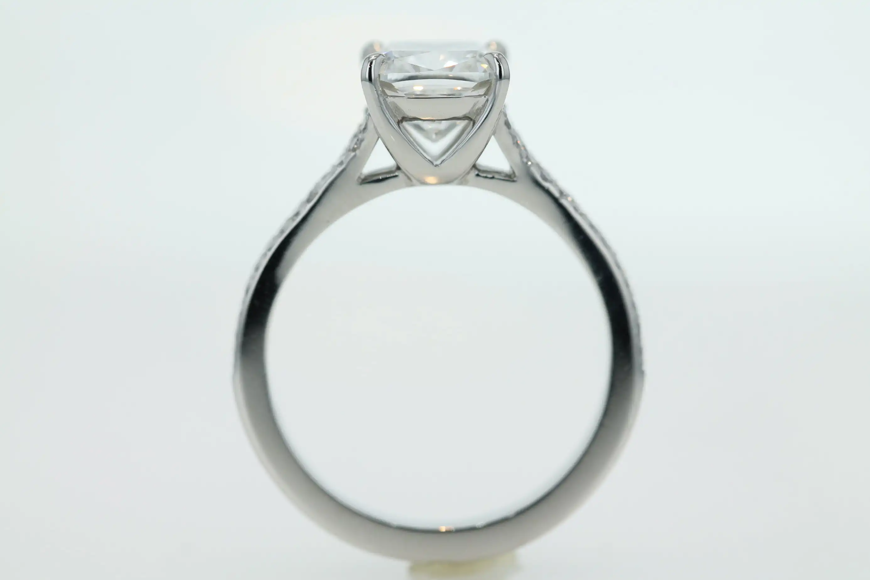 Picture of Four Prong Split Shank | Diamond Engagement Ring