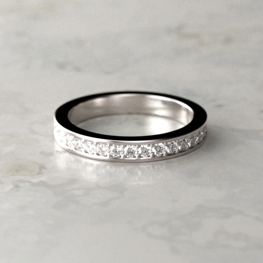 Picture of Pave Set Wedding Ring